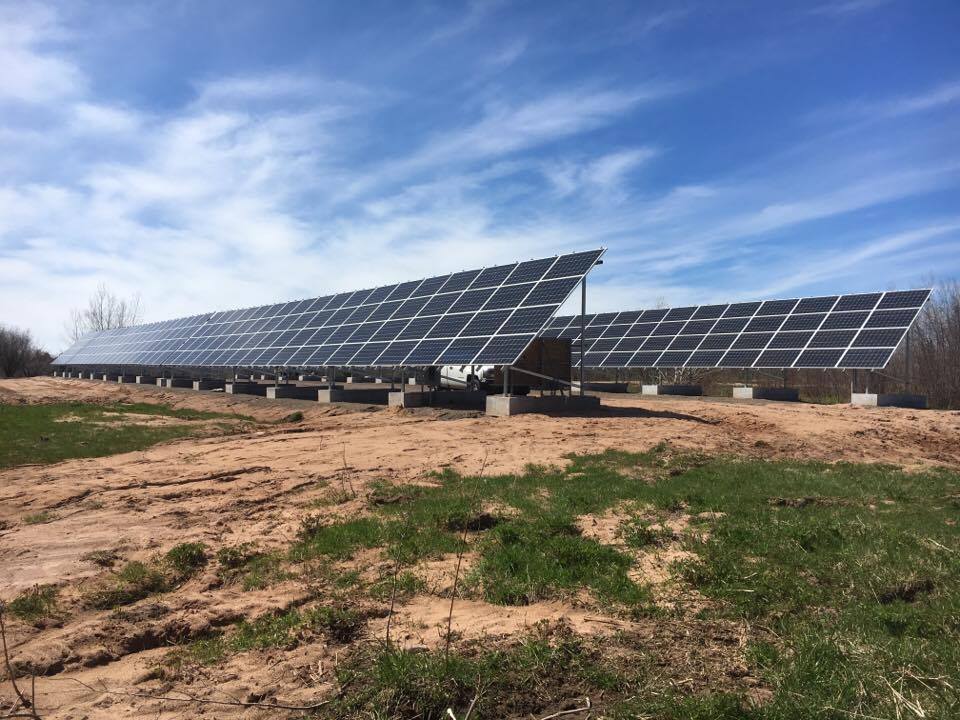 LaPointe Health array solar panels